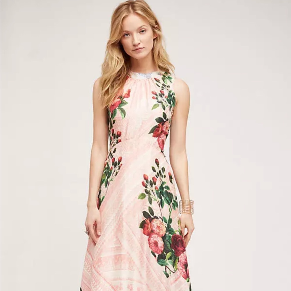 SOLD🌟🌟Anthropologie Pankaj Nidhi Butterfly Dress